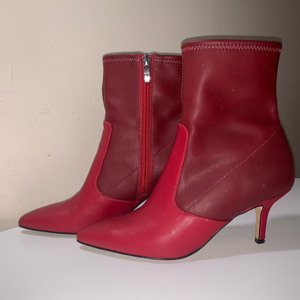 MARC FISHER - RED - KITTEN HEEL